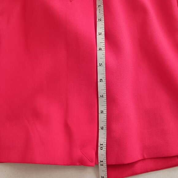 Joie Women’s Hot Pink Open Front Vest with Gold Buttons Size L NWT - Picture 12 of 14